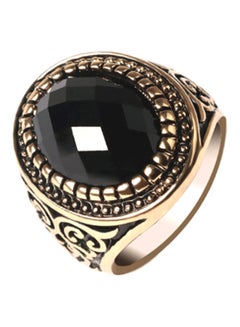 Gold Plated Natural Stone Ring