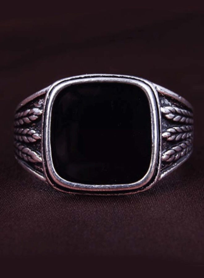 Joychic - Silver Plated Retro Ring - Image 1