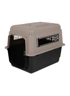 Petmate Ultra Vari Kennel Fashion 28 inch Taupe/Black 25-30 LB 