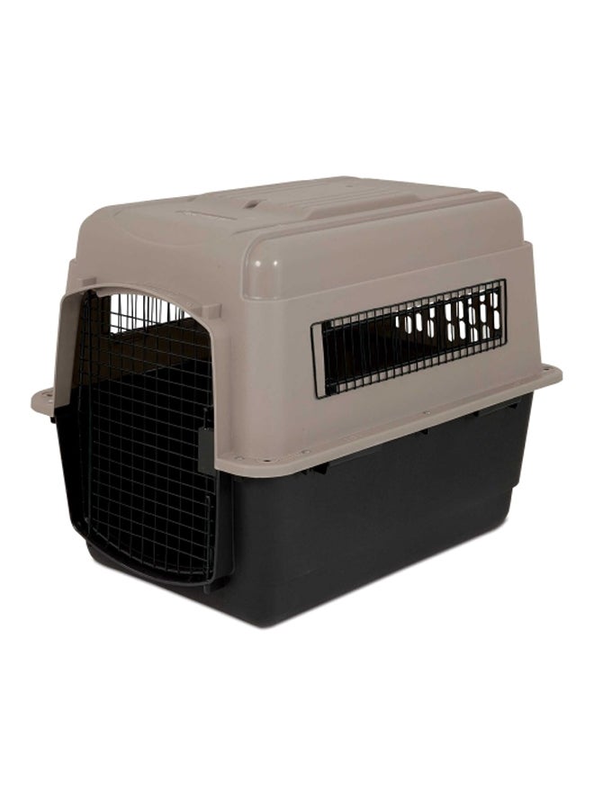 Petmate Ultra Vari Kennel Fashion 40 inch Taupe/Black 70-90 LB