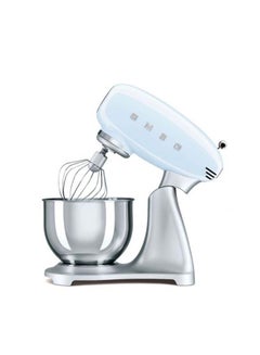 smeg 50’s Retro Style Stand Mixer with 10 Variable Speeds 800 W 800.0 W SMF02PBUK Pastel Blue  - Image 2