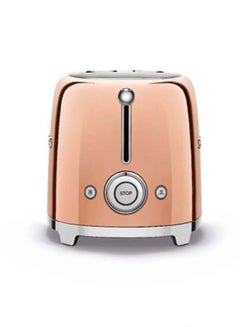 smeg 50's Retro Style Aesthetic 2 Slice Toaster 950 W 1035 W TSF01RGAU Rose Gold  - Image 3