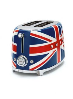 smeg 50's Retro Style Aesthetic 2 Slice Toaster 950 W 950.0 W TSF01UJUK Multicolour  - Image 2
