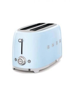 smeg 50's Retro Style Aesthetic 4 Slice Toaster 800 W 1635 W 1635 W TSF02PBUK Pastel Blue  - Image 2