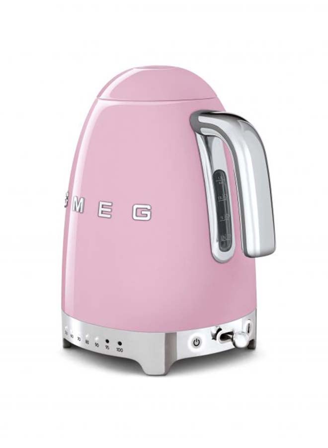 smeg 50's Retro Style Kettle 1.7 L KLF04PKUK/AU Pink/Silver  - Image 3