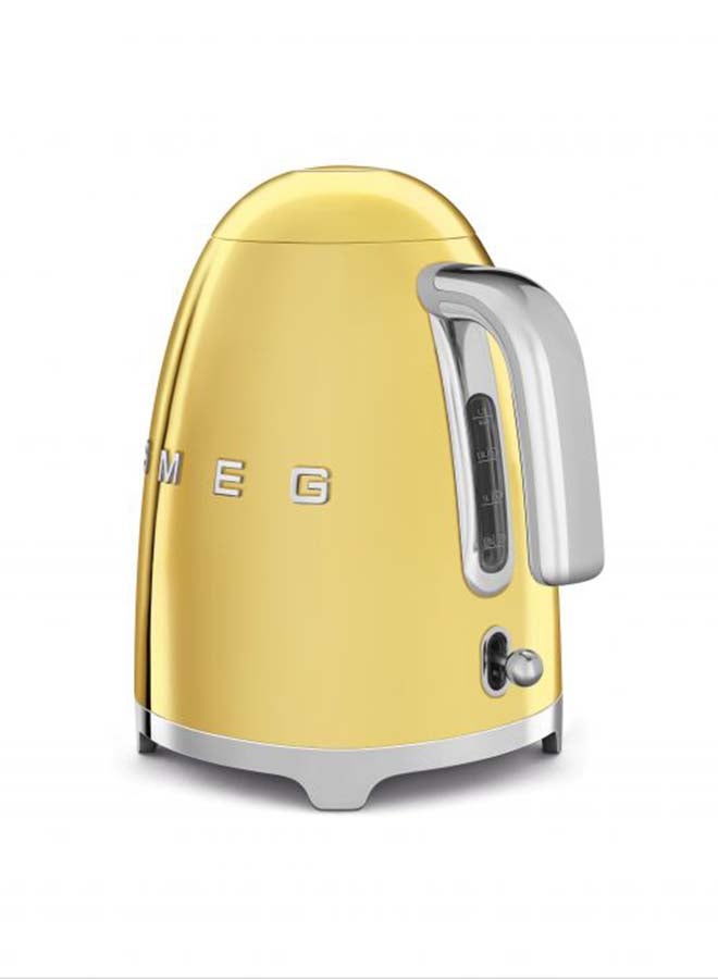 smeg - 50's Retro Style Kettle 2400 W 1.7 L 2400 W KLF03GOUK/AU Gold - Image 1