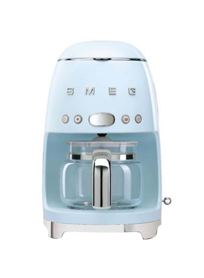 smeg - 50'S Retro Style Aesthetic Drip Filter Coffee Machine 1.4 L 1050.0 W DCF02PBUK Pastel Blue - Image 1