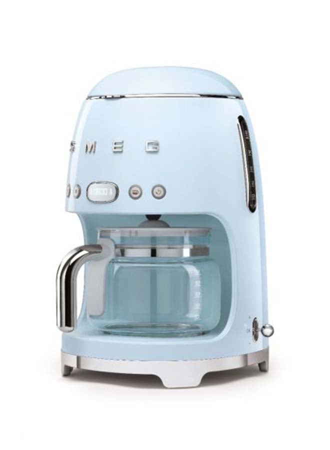 smeg - 50'S Retro Style Aesthetic Drip Filter Coffee Machine 1.4 L 1050.0 W DCF02PBUK Pastel Blue - Image 1