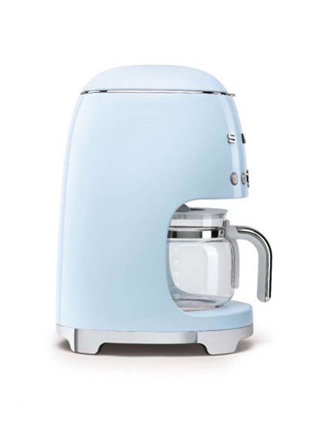 smeg - 50'S Retro Style Aesthetic Drip Filter Coffee Machine 1.4 L 1050.0 W DCF02PBUK Pastel Blue - Image 1