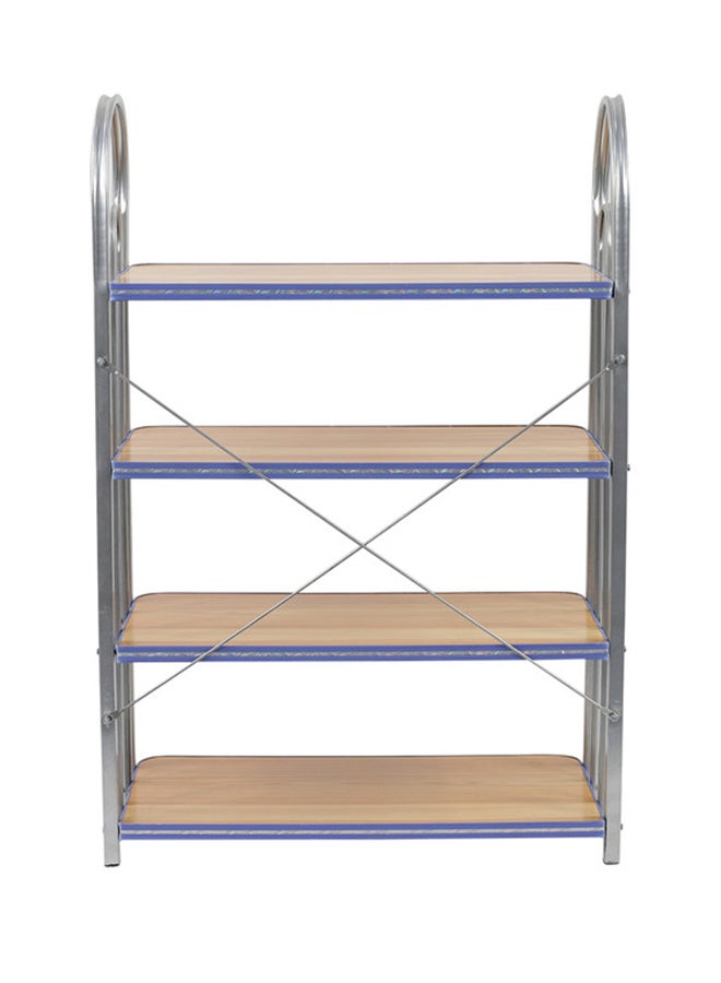 لوازم منظم لتخزين الأحذية مزود بعدد 4 رفوف فضي/بني 50x25x75Ø³Ù†ØªÙŠÙ…ØªØ± - Image 4