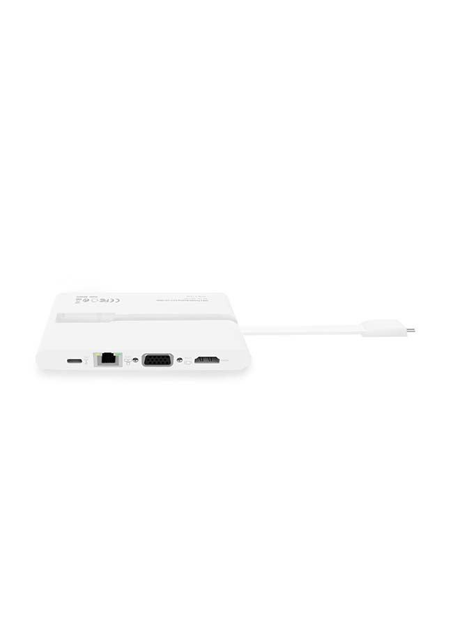DICOTA 9-In-1 Portable Docking With HDMI USB Type-C White - Image 2