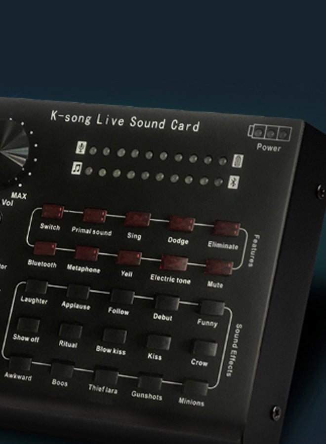 10-Piece R8 Live Sound Card Set Black/Red/White  - Image 3