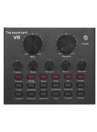 USB External Sound Card For Audio Broadcast Black - v1595166270/N39196675A_1