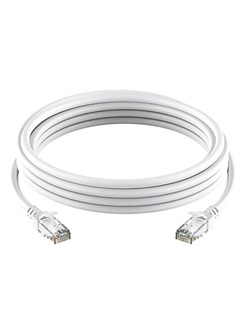 Ethernet Ultrafine Patch Network Cable For Rj45 Router White