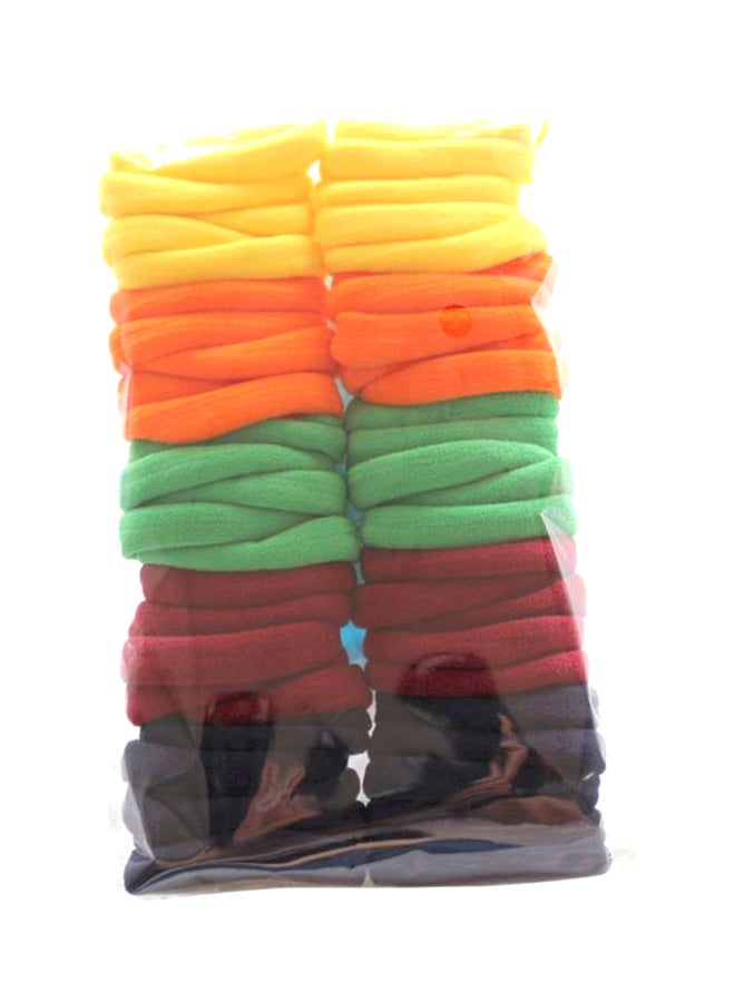 فوبيري طقم ربطات شعر من 50 قطعة متعدد الألوان 20x9x4سم - Image 1