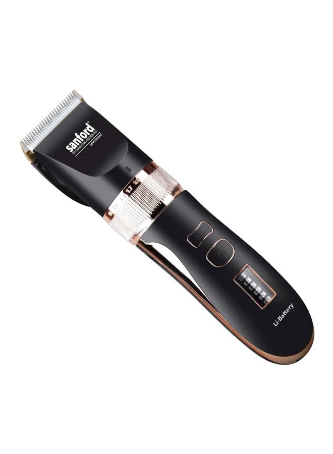 Sanford - Rechargeable Hair Clipper Black/Gold - Image 1