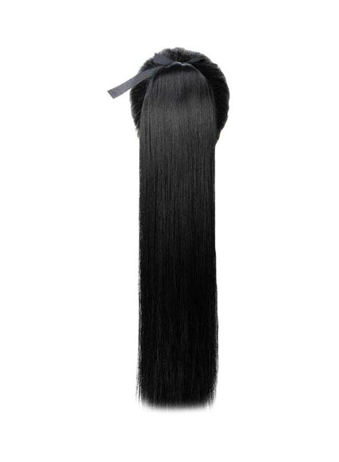 Beauenty Long Straight Ponytail Clip-In Hair Extension Black 75cm