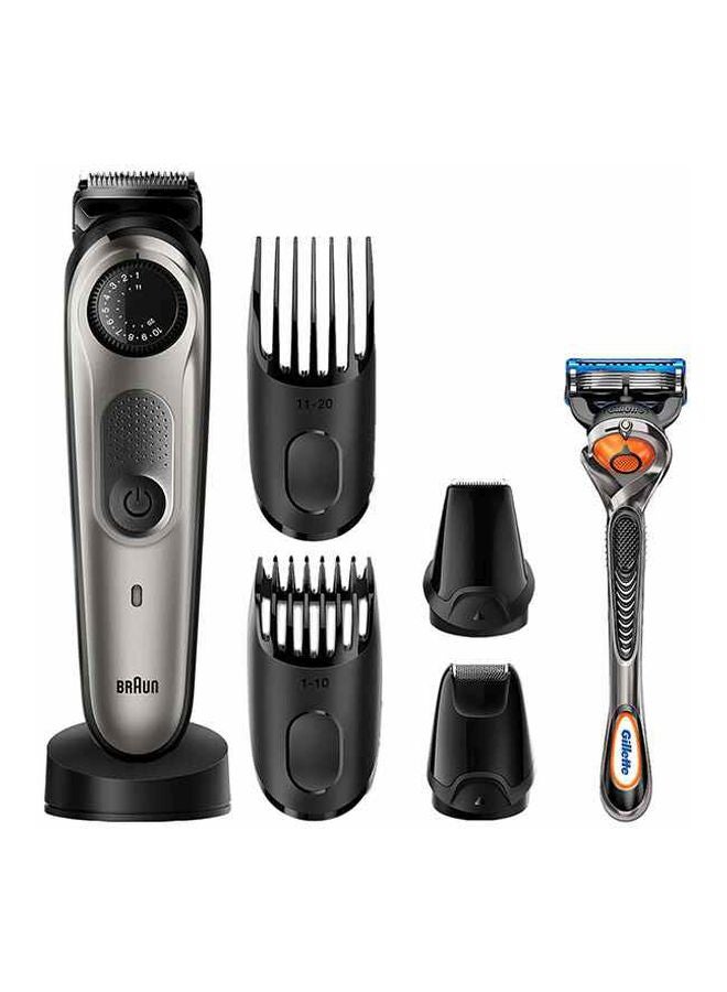 BRAUN Rechargeable Beard Trimmer Set Grey/Black - Image 1
