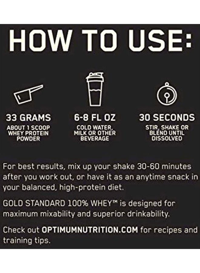 Optimum Nutrition Gold Standard Whey Protein - Double Rich Chocolate - 454 Gram  - Image 4