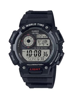 كاسيو ساعة يد رقمية للشباب AE-1400WH-1AVDF - 51 مم - أسود للرجال  - Image 1