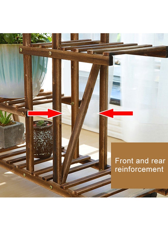 Generic - Plant Flower Display Stand Brown 100centimeter - Image 1