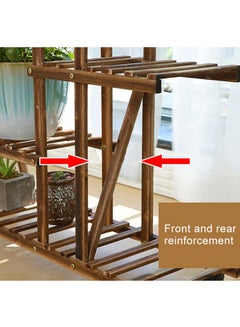 Maston Plant Flower Display Stand Brown 100centimeter  - Image 4