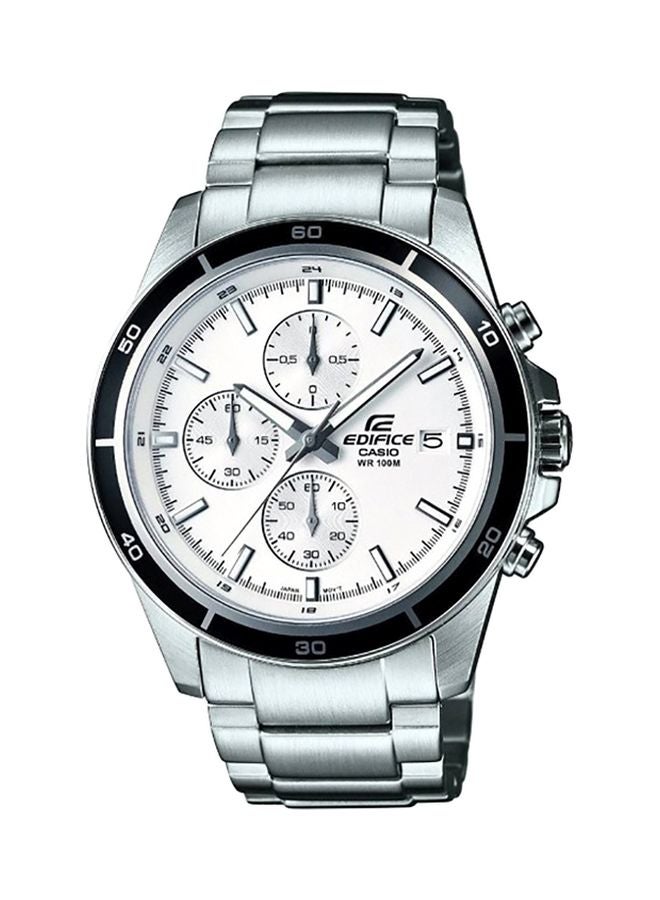 كاسيو ساعة كرونوغراف من الفولاذ المقاوم للصدأ EFR-526D-7AVUEF - 44 مم - فضية - Image 1