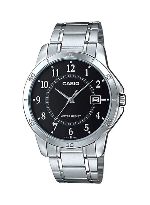 Men's Dress Analog Watch MTP-V004D-1B - 42 mm - Silver