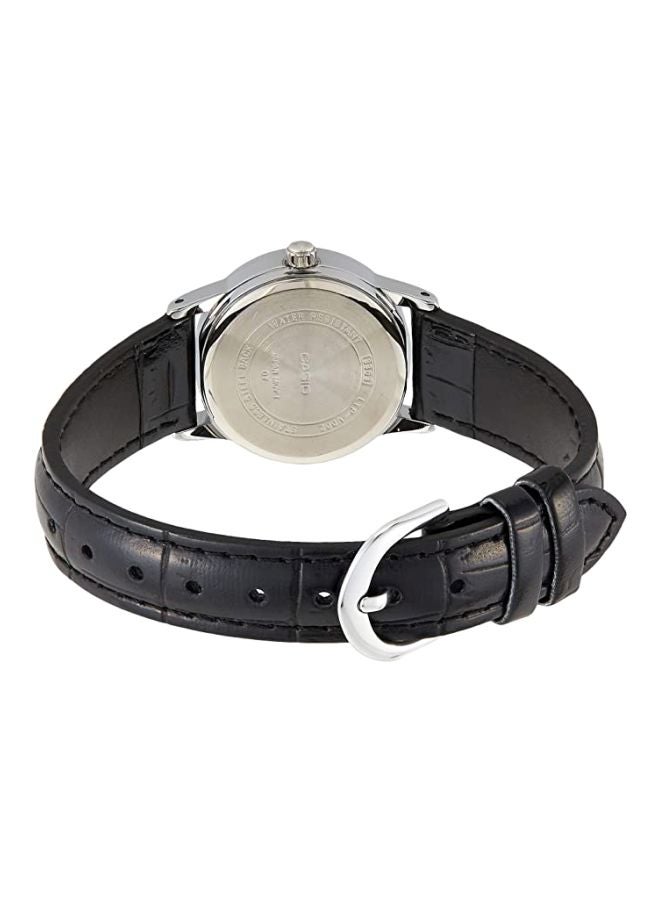 CASIO Women's Water Resistant Analog Watch LTPV002L-1B - Image 2