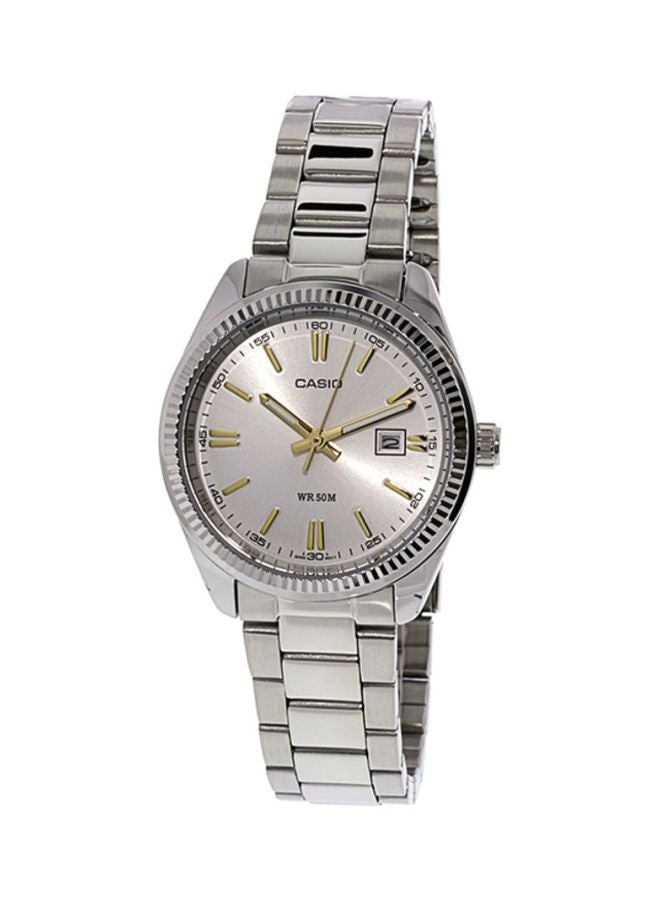 CASIO Women's Women's Enticer Analog Watch Ltp-1302D-7A2VDF - 35 mm - Silver  - Image 1