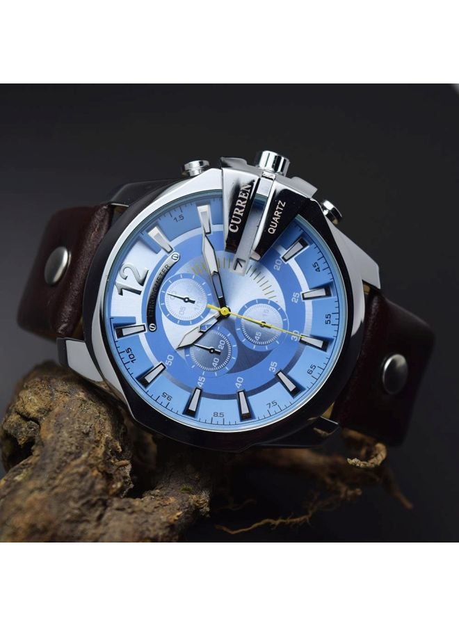 كارين ساعة يد كرونوغراف مقاومة للماء طراز 8176 men - Image 3