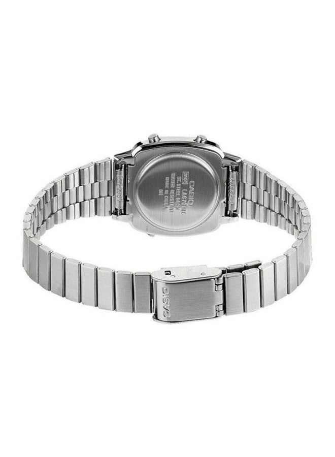 CASIO Women's Youth Digital Watch LA670WA-1DF - 30 mm - Silver - Image 2