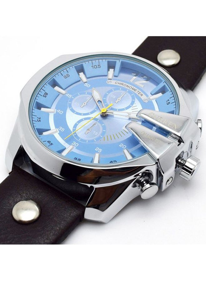 كارين ساعة يد كرونوغراف مقاومة للماء طراز 8176 men - Image 4