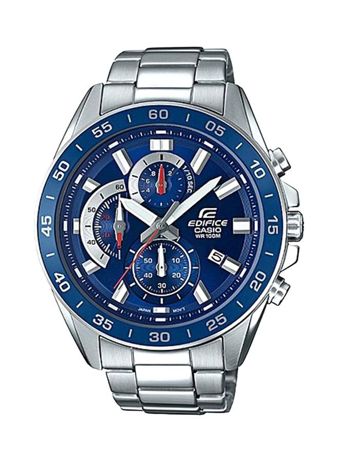 CASIO - Men's Edifice Watch EFV-550D-2AVUDF - 47 mm - Silver - Image 1