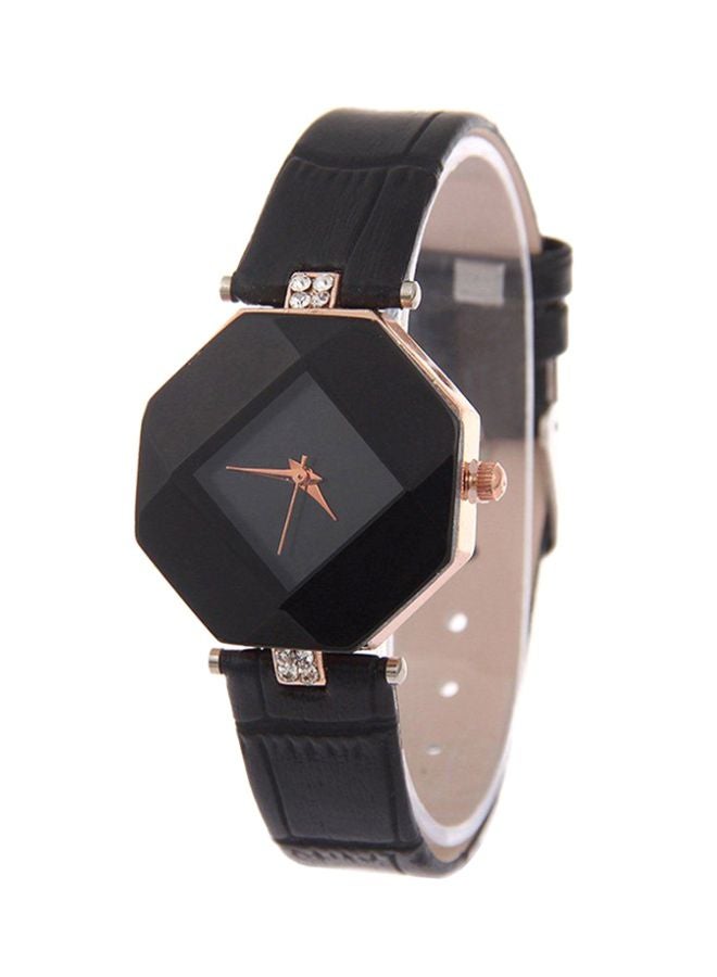 LESHP Women's Water Resistant Analog Watch ZG1032801 - 33 mm - Black  - Image 1