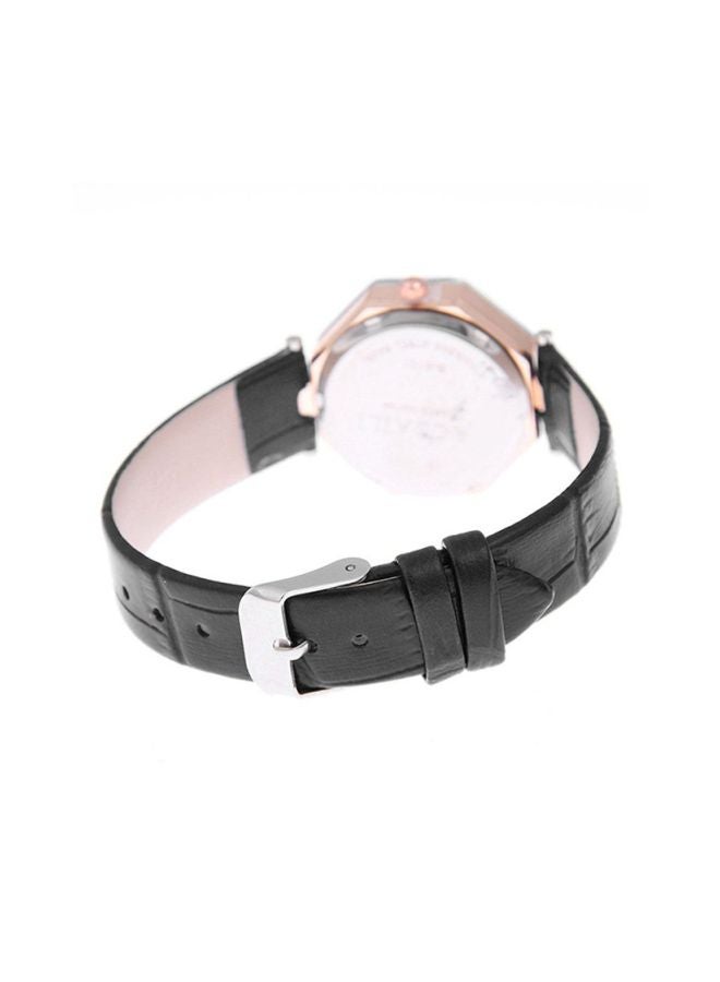 LESHP Women's Water Resistant Analog Watch ZG1032801 - 33 mm - Black  - Image 2