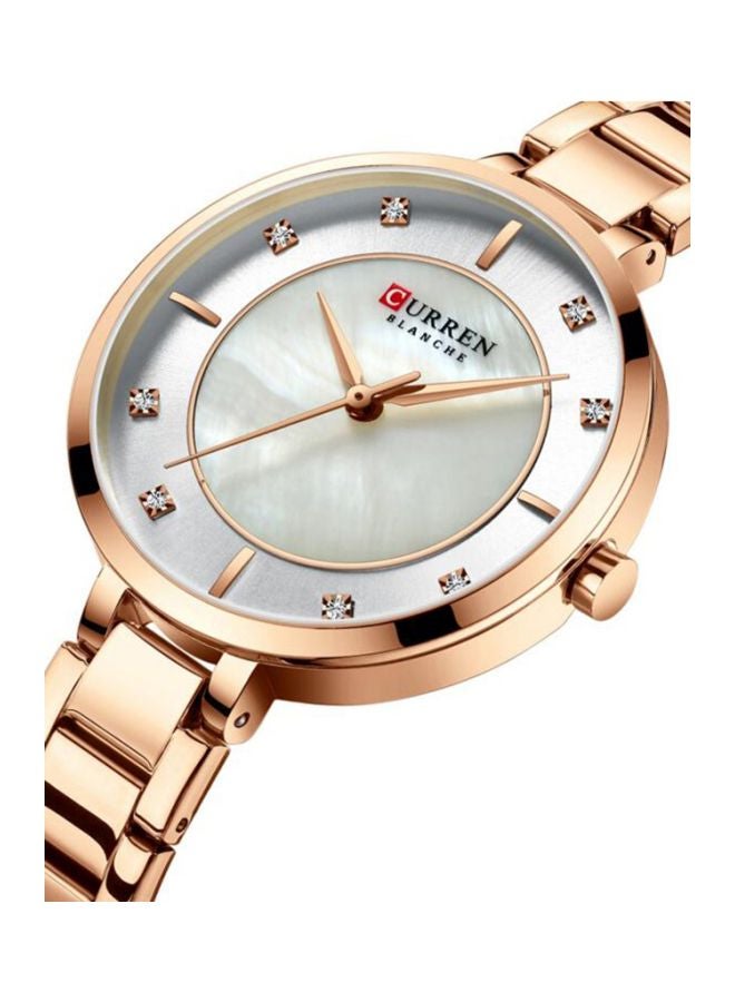 CURREN - Women's Alloy Analog Watch 9051 - 34 mm - Gold - Image 1
