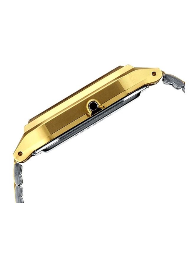 كاسيو ساعة يد رقمية وبعقارب مقاومة للماء طراز AQ-230GA-9DDF مقاس 39 مم - لون ذهبي للرجال - Image 3