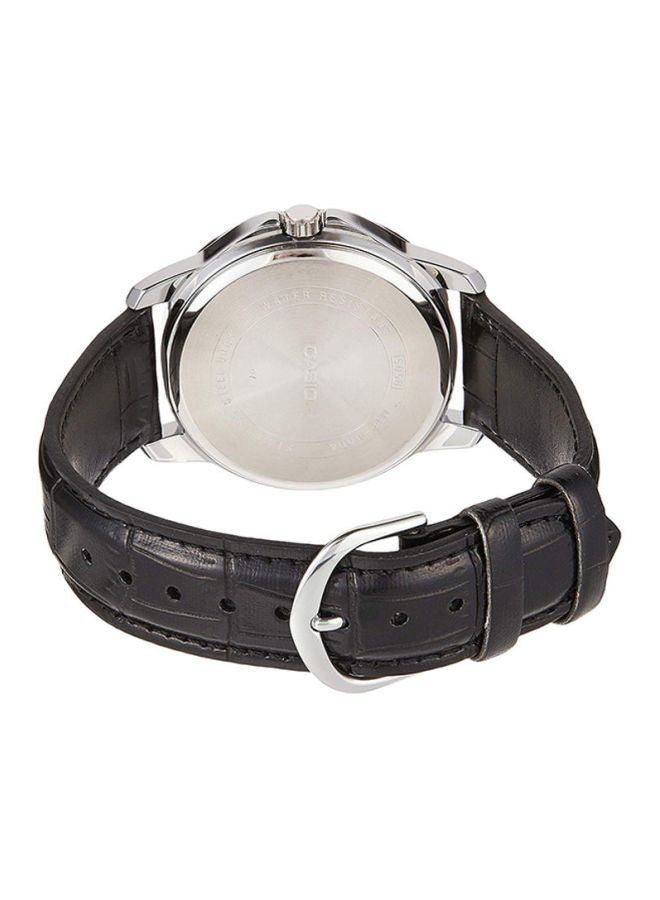 CASIO Men's Enticer Analog Watch MTP-V004L-1ADF - 42 mm - Black - Image 2