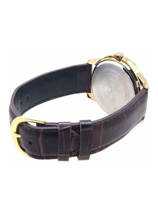 CASIO Men's Dress Analog Wrist Watch MTP-V004GL-7A - 42 mm - Brown - Image 2