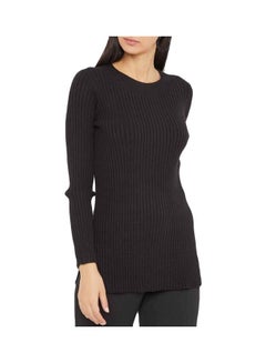 VERO MODA Elis Ribbed Sweater Black  - Image 1