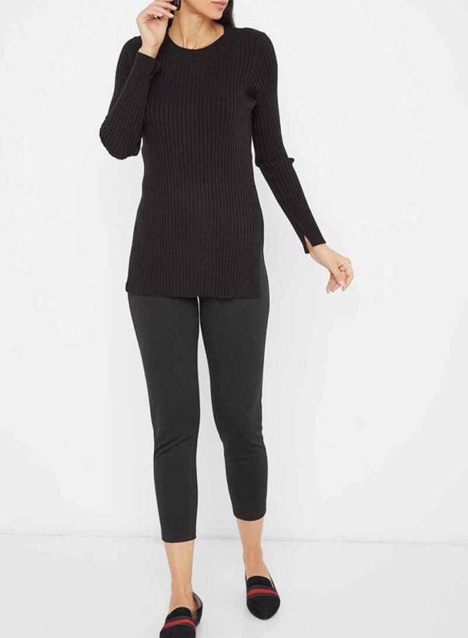 فيرو مودا سترة إليس بتصميم مضلع أسود - Image 3