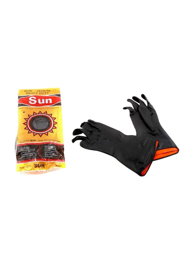Sun - Rubber Gloves Set Black x L - Image 1