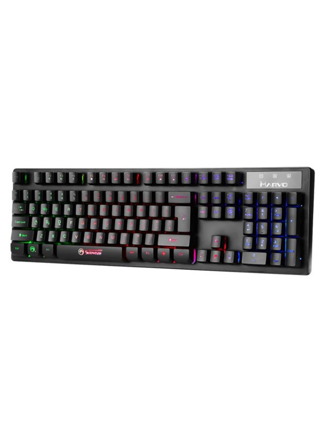 SCORPION Scorpion Membrane Backlit Gaming Keyboard Rainbow  - Image 1