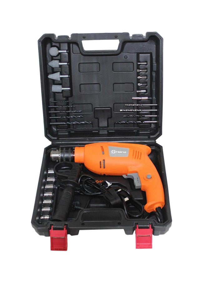 هينا مثقاب صدمات كهربائي برتقالي/ أسود/ رمادي - Image 2