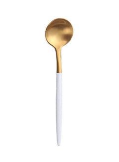 TD HOME 4-Piece Stainless Steel Cutlery Set White / Gold  - Image 2