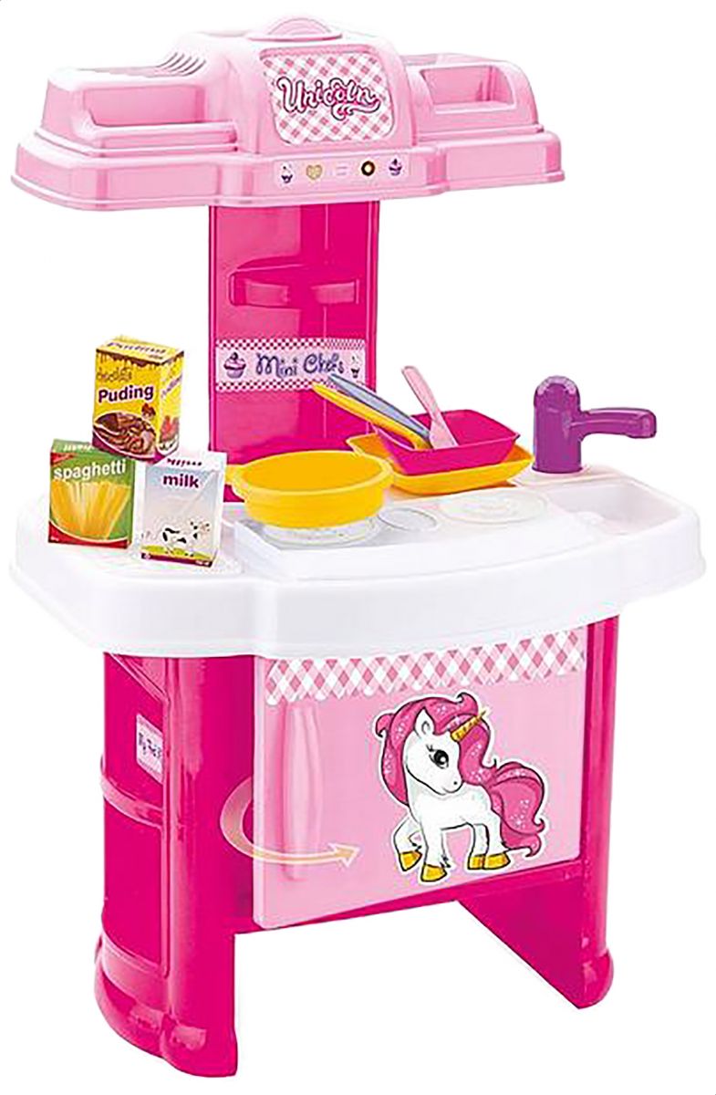 Dolu 19-Piece Unicorn My First Kitchen Toy Set  - Image 2