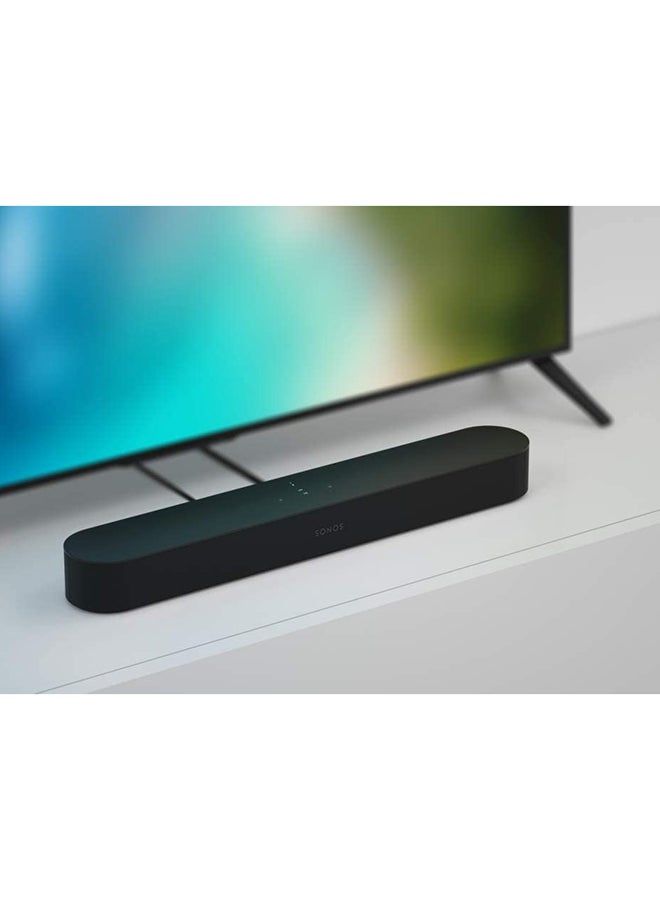 Sonos - Compact Smart TV Soundbar With Alexa Voice Control SONOS BEAM Black - Image 1