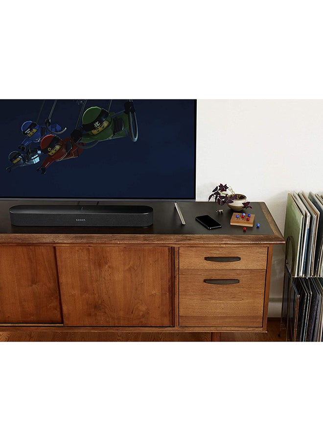 Sonos - Compact Smart TV Soundbar With Alexa Voice Control SONOS BEAM Black - Image 1
