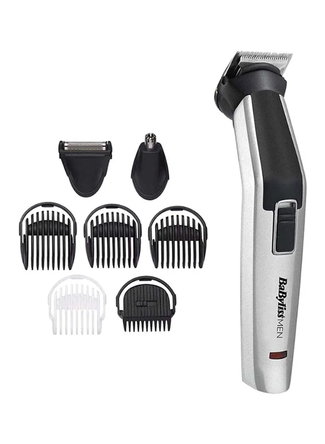 babyliss 8-In-1 Multi-Trimmer | Easy-To-Use Design | Titanium Blades For Precise Cutting | Cordless Operation  | 60 Mins of Runtime | Washable Cutting Heads MT726SDE